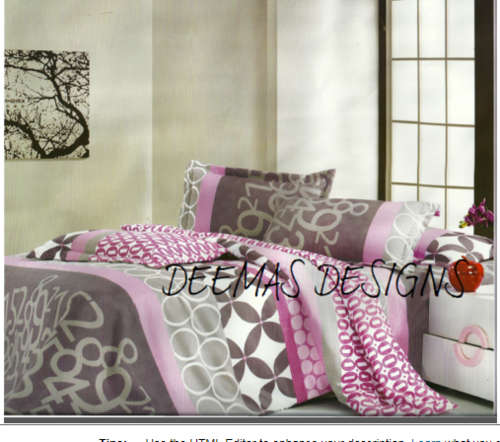 6 PIECE QUEEN SIZE COTTON FEEL DUVET COVER SET A MUST HAVE