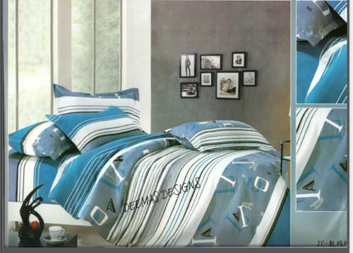 6 PIECE QUEEN SIZE COTTON FEEL DUVET COVER SET A MUST HAVE