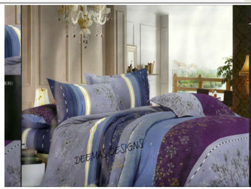 6 PIECE QUEEN SIZE COTTON FEEL DUVET COVER SET A MUST HAVE