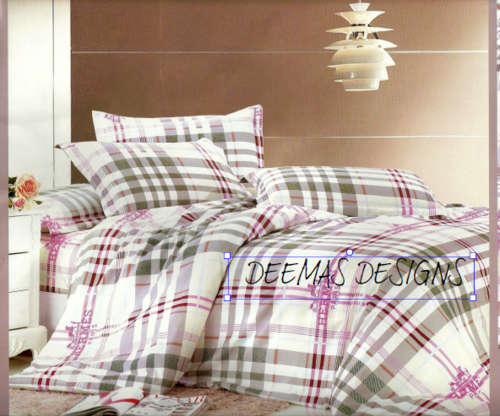 6 PIECE QUEEN SIZE COTTON FEEL DUVET COVER SET A MUST HAVE