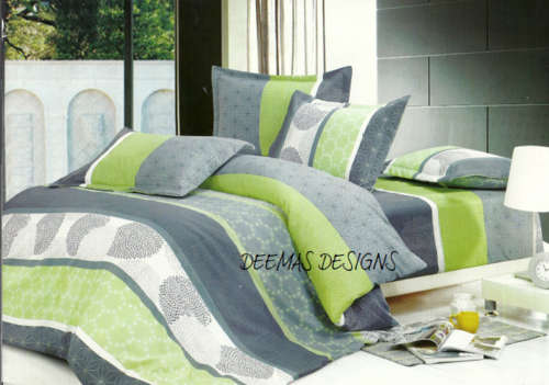 6 PIECE QUEEN SIZE COTTON FEEL DUVET COVER SET A MUST HAVE
