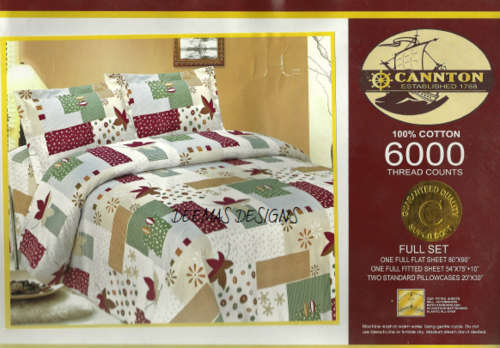 4 Piece 100% cotton sheets and pillow case set