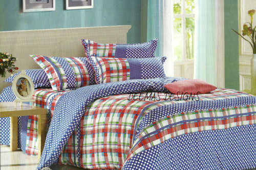 6 PIECE QUEEN SIZE COTTON FEEL DUVET COVER SET A MUST HAVE