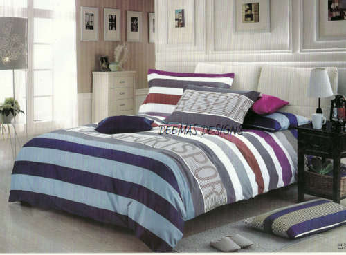 6 PIECE QUEEN SIZE COTTON FEEL DUVET COVER SET A MUST HAVE