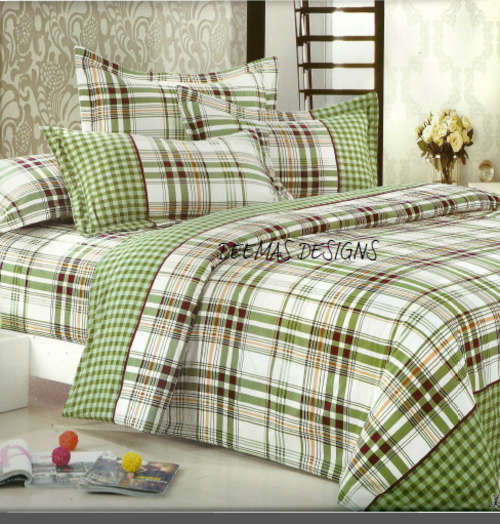 6 PIECE QUEEN SIZE COTTON FEEL DUVET COVER SET A MUST HAVE