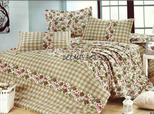 6 PIECE QUEEN SIZE COTTON FEEL DUVET COVER SET A MUST HAVE