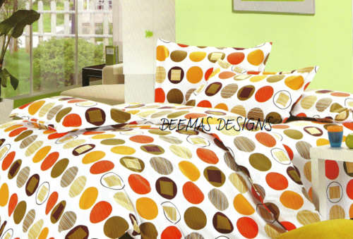 6 PIECE QUEEN SIZE COTTON FEEL DUVET COVER SET A MUST HAVE