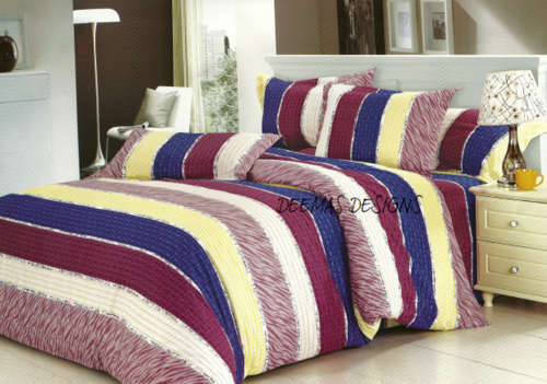 6 PIECE QUEEN SIZE COTTON FEEL DUVET COVER SET A MUST HAVE