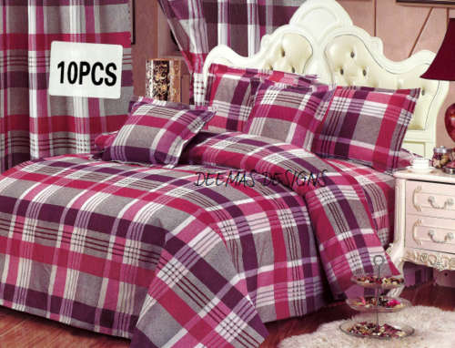 10 PIECE DOUBLE DUVET COVER SET A MUST HAVE
