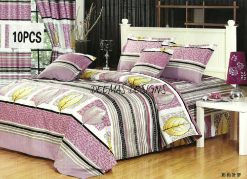 10 PIECE DOUBLE DUVET COVER SET A MUST HAVE