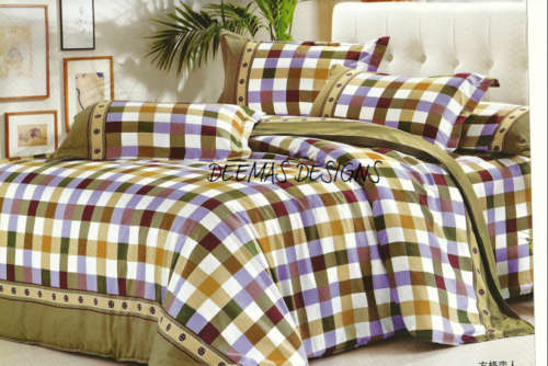 6 PIECE QUEEN SIZE COTTON FEEL DUVET COVER SET A MUST HAVE