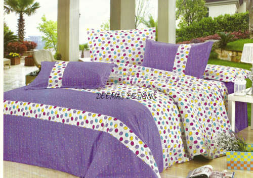 6 PIECE QUEEN SIZE COTTON FEEL DUVET COVER SET A MUST HAVE