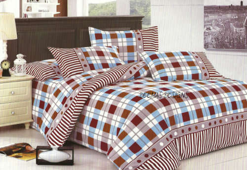 6 PIECE QUEEN SIZE COTTON FEEL DUVET COVER SET A MUST HAVE