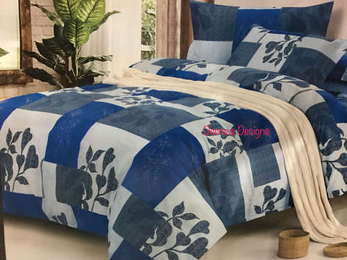 6 PIECE QUEEN SIZE COTTON FEEL DUVET COVER SET A MUST HAVE