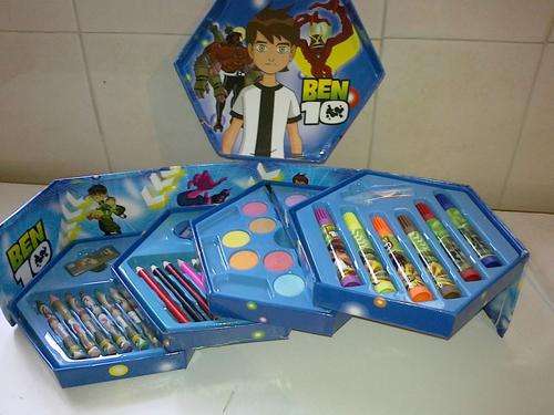 BEN10 46 PIECE ART SET MUST HAVE!!!!!!!!!!!!!!!