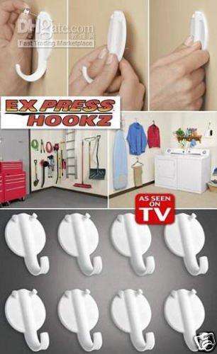 EX PRESS HOOKS SET OF 8!!! AS SEEN ON TV