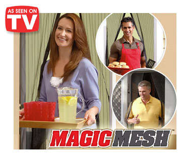 MAGIC MESH HANDS-FREE SCREEN DOOR!!!
