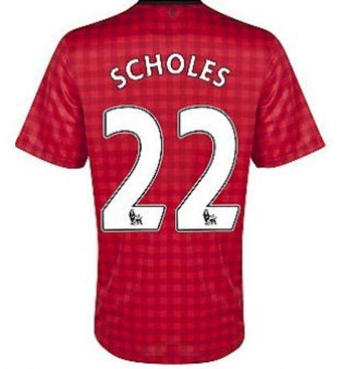MANCHESTER UNITED 2012/2013 -SCHOLES LARGE