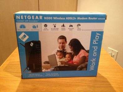 Netgear N300 wireless ADSL2 + Modem Router