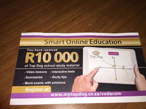 TOP DOG VOUCHER WORTH R10 000