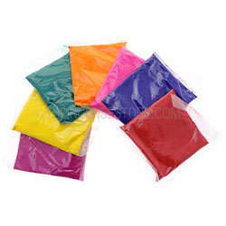 Colour Throwing Colour Powder