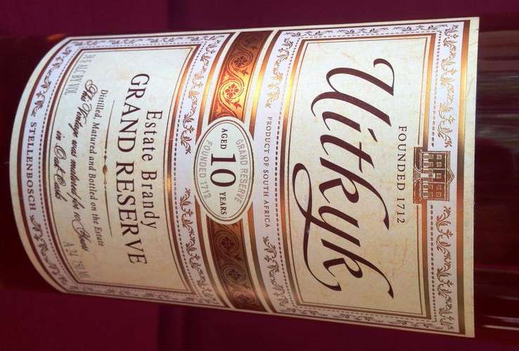 Uitkyk Estate Brandy Grand Reserve - Aged 10 Years
