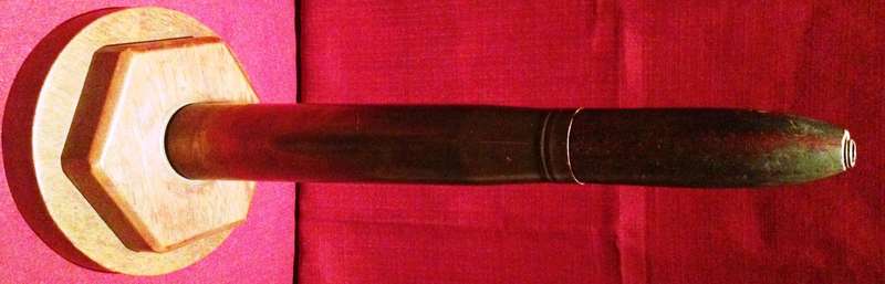 Artillery Shell on Wooden Base (Brass).