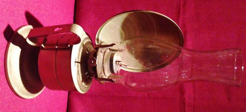 Vintage Kaadan Ltd Paraffin Oil Lamp with Reflector