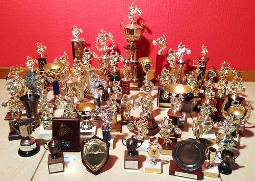 Assortment of 60 Trophies