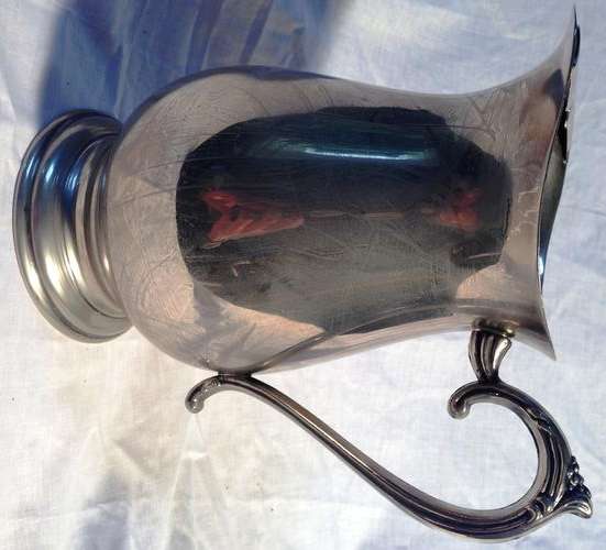 Vintage Silver Plated Water Pitcher