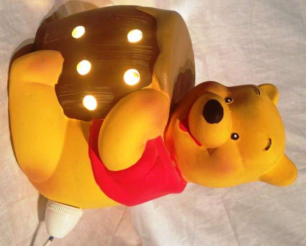 Vintage Ceramic Winnie The Pooh Night Light