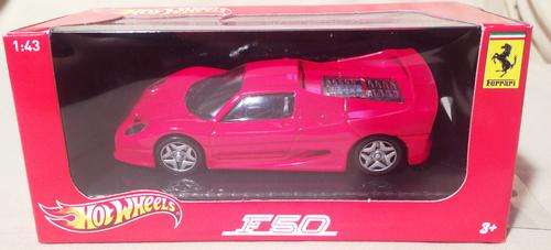 HOT WHEELS X5537 FERRARI F50 1/43 DIECAST RED