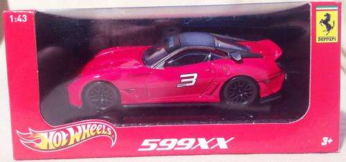 HOT WHEELS X5536 FERRARI 599XX 1/43 DIECAST RED