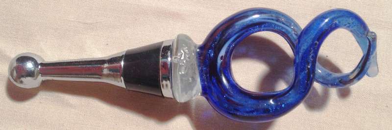 Stunning Murano Wine Stopper