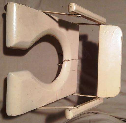 Vintage Wooden Folding Potty Training Chair for Toilet