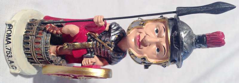 Collectable Roman Empire Bobble Head Figurine