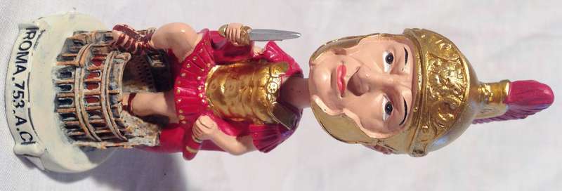 Collectable Roman Empire Bobble Head Figurine