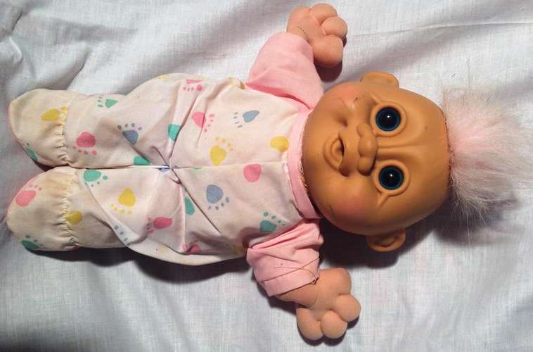 Collectable Large Russ Berrie Troll Baby