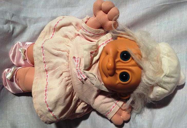 Collectable Large Russ Berrie Troll Baby