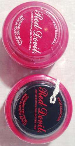 SET OF TWO RED DEVIL PROFESSIONAL YO-YOs (LIMITED EDITION COLLECTORS ITEM)