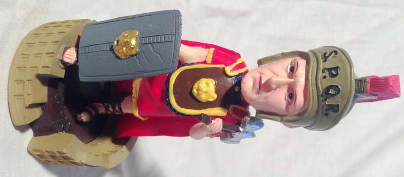 Collectable Roman Empire Bobble Head Figurine
