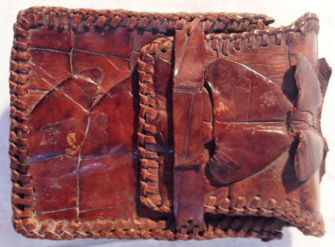 Vintage Crocodile Skin Cigarette Pouch