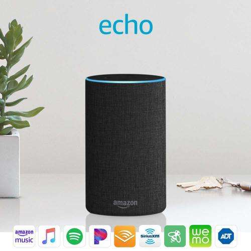 LOCAL STOCK - Echo (2nd Generation) - Smart speaker with Alexa - Charcoal Fabric