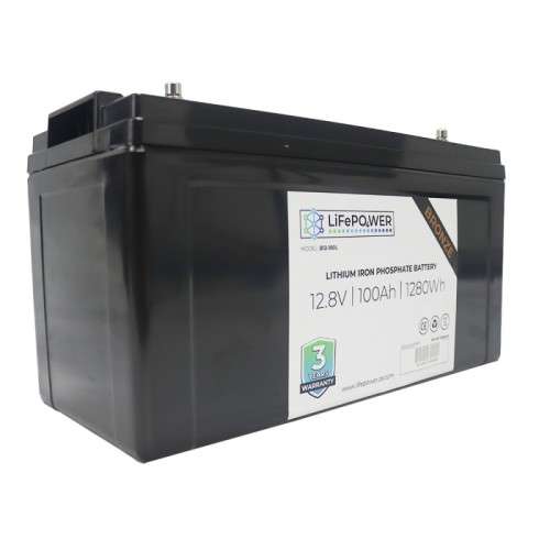 LIFEPOWER - 1.2kWh LiFePO4 12V100Ah Battery