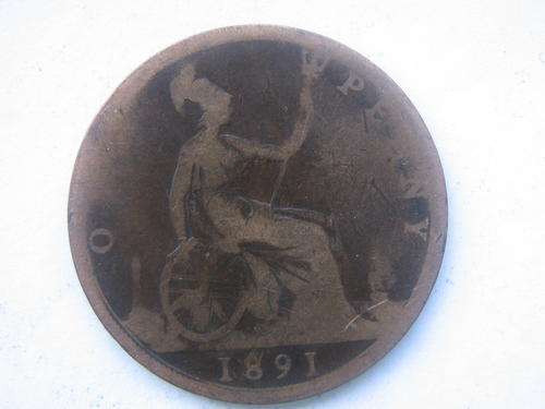 Great Britain.Old 1891 Penny.