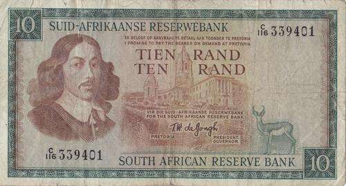 de Jongh R10 note.