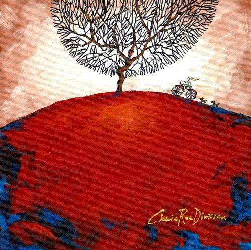 CYCLING WITH THE DOGS' -- Original Acrylic Painting by SA Artist, Cherie Roe Dirksen