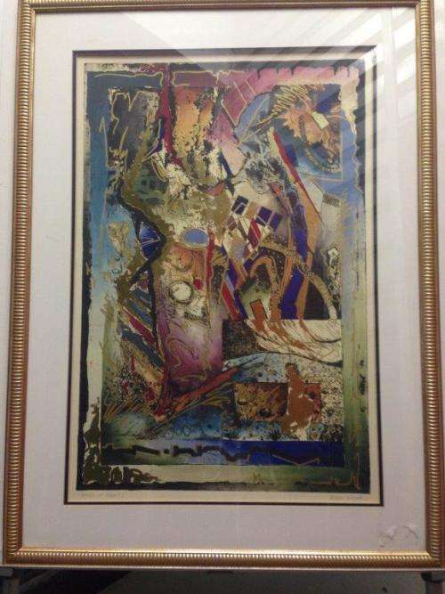 ROBERT KOSTUCK HANDS OF FATE #1 M ART PRINT SILKSCREEN LISTED ARTIST ABSTRACT (ONLINE UP TO R15000)