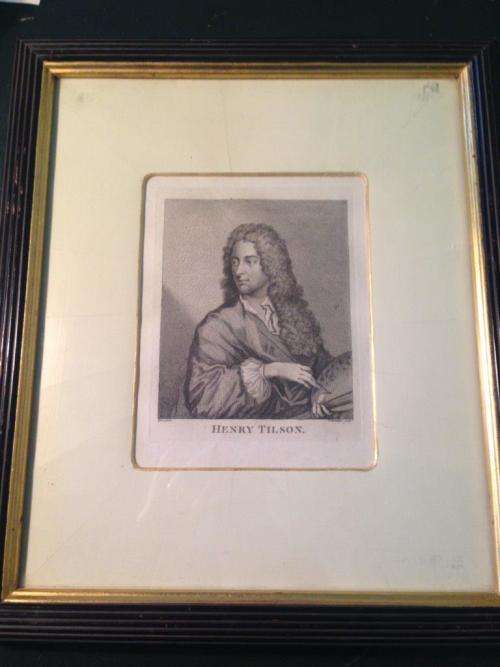 HENRY TILSON ENGRAVED BY THOMAS CHAMBARS (HIGHLY COLLECTIBLE)