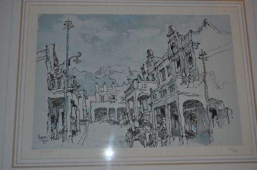 STUNNING!!! LITHOGRAPH BY GREGOIRE BOONZAIER,SIGNED,NUMBERED,PROOF STAMP
